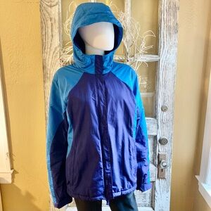 Columbia Blue Omni-Shield Hooded Jacket